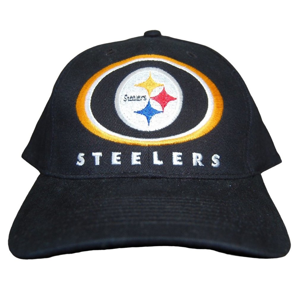 NWOT Vintage Pittsburgh Steelers Drew Pearson Game Day Strapback Hat Cap